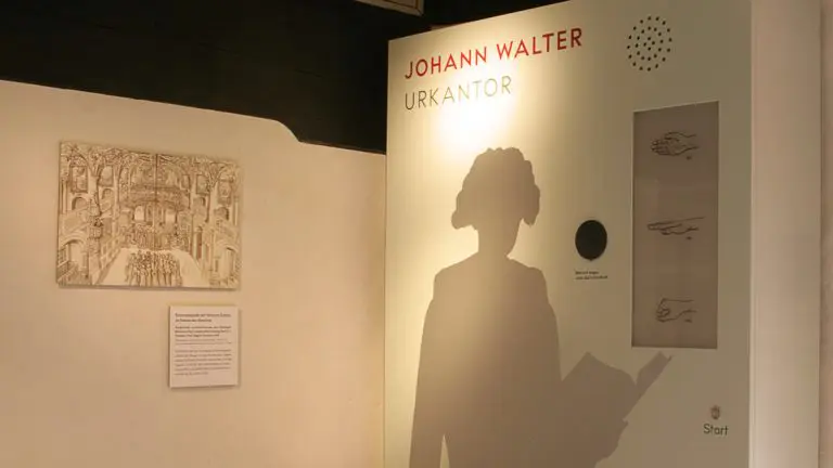 Spalatinhaus zu Torgau - Singprobe Exponat